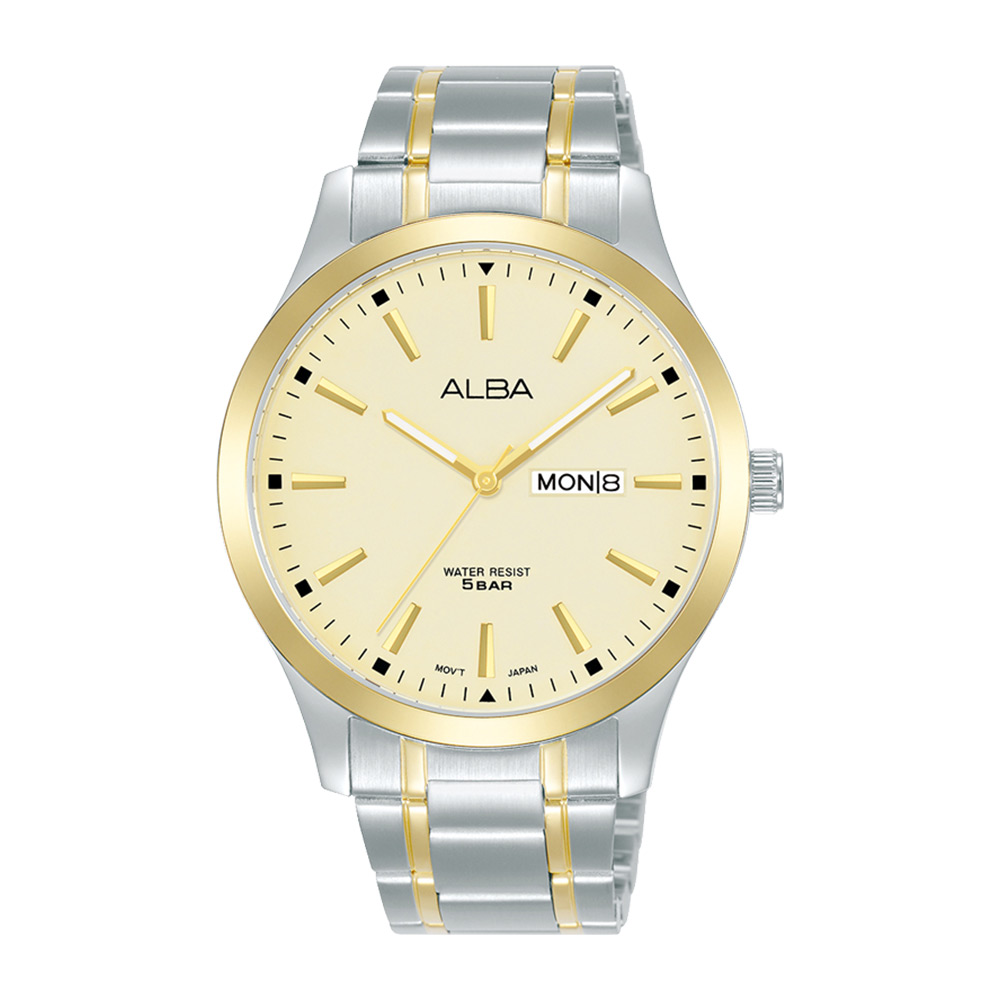 Alba chronograph water resist 5 bar best sale