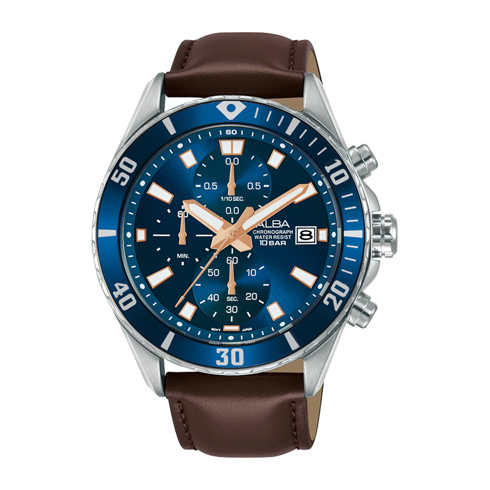 alba chronograph water resist 10 bar price